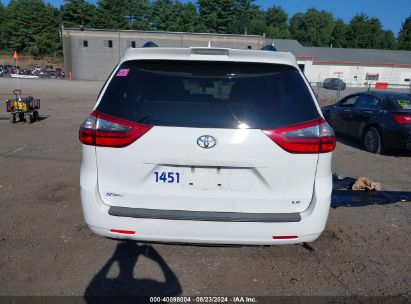 Lot #2992818831 2020 TOYOTA SIENNA LE