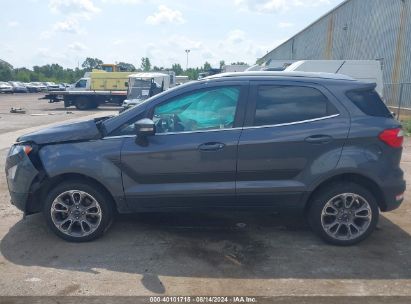 Lot #2997779645 2022 FORD ECOSPORT TITANIUM