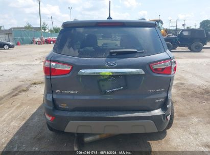 Lot #2997779645 2022 FORD ECOSPORT TITANIUM