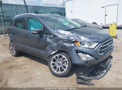 Lot #2997779645 2022 FORD ECOSPORT TITANIUM