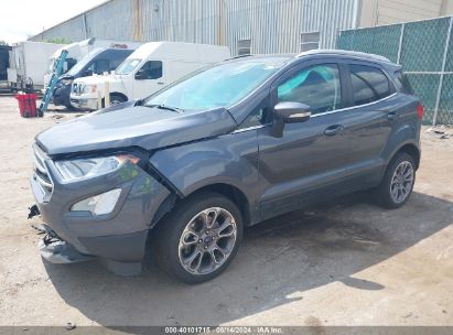 Lot #2997779645 2022 FORD ECOSPORT TITANIUM