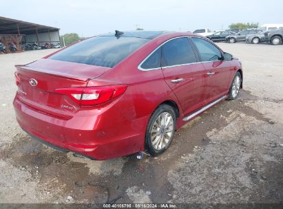 Lot #3035087641 2015 HYUNDAI SONATA LIMITED