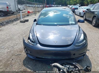 Lot #2997779780 2021 TESLA MODEL 3 LONG RANGE DUAL MOTOR ALL-WHEEL DRIVE