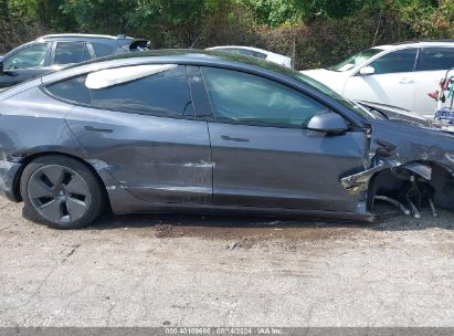 Lot #2997779780 2021 TESLA MODEL 3 LONG RANGE DUAL MOTOR ALL-WHEEL DRIVE