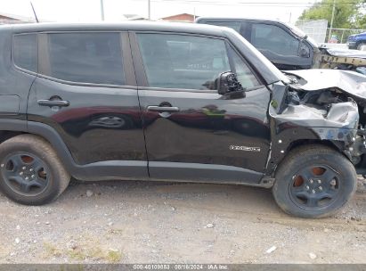 Lot #3035087637 2020 JEEP RENEGADE SPORT FWD