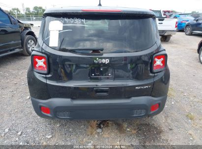 Lot #3035087637 2020 JEEP RENEGADE SPORT FWD