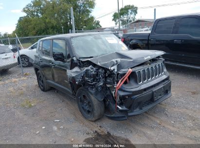 Lot #3035087637 2020 JEEP RENEGADE SPORT FWD