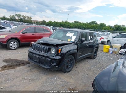 Lot #3035087637 2020 JEEP RENEGADE SPORT FWD