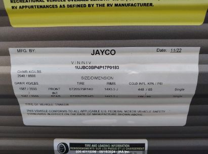 Lot #2997779778 2023 JAYCO INC JAY274BH