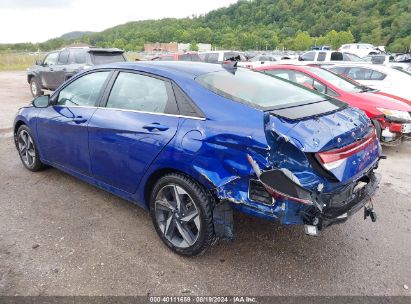 Lot #3035078483 2021 HYUNDAI ELANTRA SEL