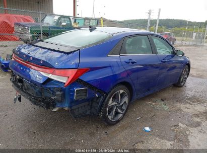 Lot #3035078483 2021 HYUNDAI ELANTRA SEL