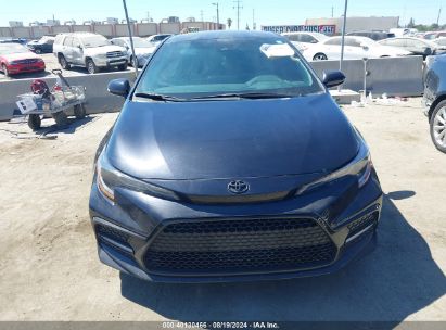 Lot #3034053707 2021 TOYOTA COROLLA SE NIGHTSHADE EDITION