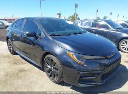 Lot #3034053707 2021 TOYOTA COROLLA SE NIGHTSHADE EDITION