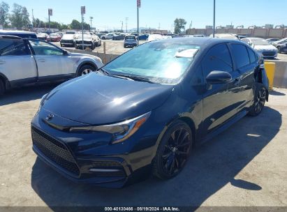 Lot #3034053707 2021 TOYOTA COROLLA SE NIGHTSHADE EDITION