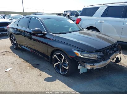 Lot #2997781761 2022 HONDA ACCORD SPORT SPECIAL EDITION