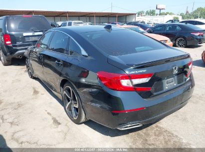 Lot #2997781761 2022 HONDA ACCORD SPORT SPECIAL EDITION