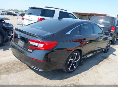 Lot #2997781761 2022 HONDA ACCORD SPORT SPECIAL EDITION