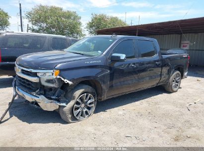 Lot #2997781757 2022 CHEVROLET SILVERADO 1500 4WD  STANDARD BED LT