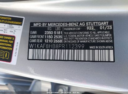 Lot #2992834213 2023 MERCEDES-BENZ AMG C 43 4MATIC