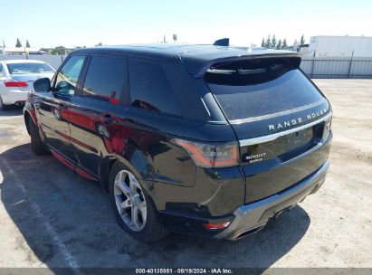 Lot #3056063117 2018 LAND ROVER RANGE ROVER SPORT HSE TD6