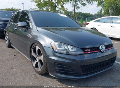 Lot #2992828095 2017 VOLKSWAGEN GOLF GTI AUTOBAHN 4-DOOR/S 4-DOOR/SE 4-DOOR/SPORT 4-DOOR