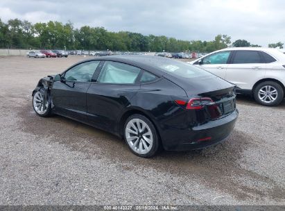 Lot #2992828073 2023 TESLA MODEL 3 REAR-WHEEL DRIVE