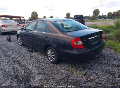 Lot #2997779304 2004 TOYOTA CAMRY LE