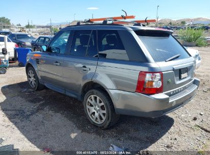 Lot #2992831652 2008 LAND ROVER RANGE ROVER SPORT HSE