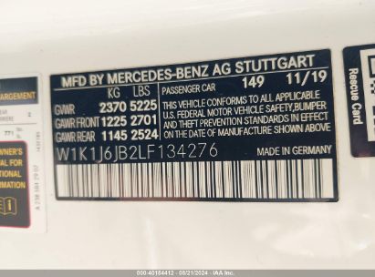 Lot #3037131380 2020 MERCEDES-BENZ E 450 4MATIC