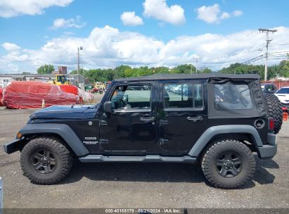 Lot #3035078520 2013 JEEP WRANGLER UNLIMITED SPORT