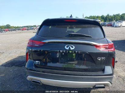 Lot #2990356879 2021 INFINITI QX50 PURE AWD