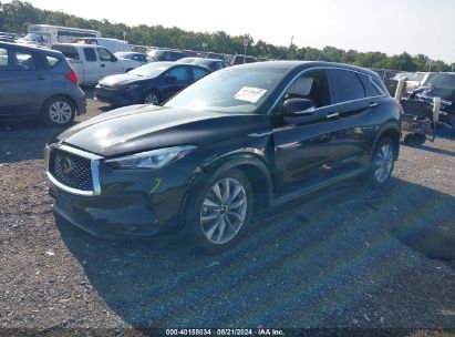 Lot #2990356879 2021 INFINITI QX50 PURE AWD