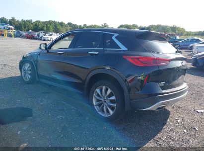 Lot #2990356879 2021 INFINITI QX50 PURE AWD