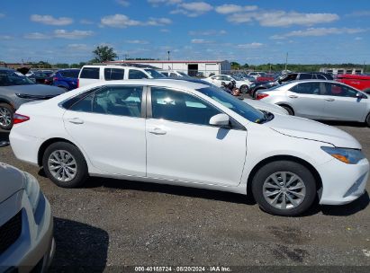 Lot #2990356877 2017 TOYOTA CAMRY LE