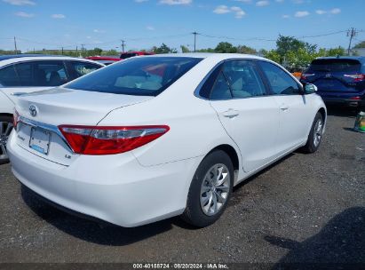 Lot #2990356877 2017 TOYOTA CAMRY LE