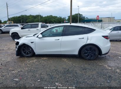 Lot #2997779254 2024 TESLA MODEL Y LONG RANGE DUAL MOTOR ALL-WHEEL DRIVE/RWD