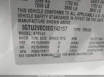 Lot #3053064947 2014 GMC SIERRA 1500 SLT