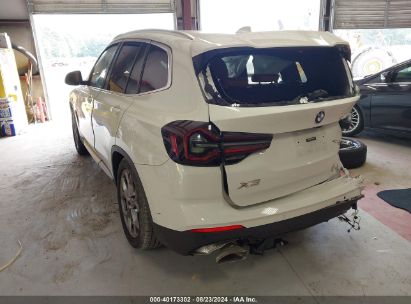 Lot #2997779233 2022 BMW X3 XDRIVE30I