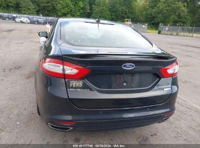 Lot #3035078450 2015 FORD FUSION TITANIUM