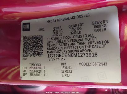 Lot #2992820861 2021 GMC CANYON 4WD  SHORT BOX ELEVATION