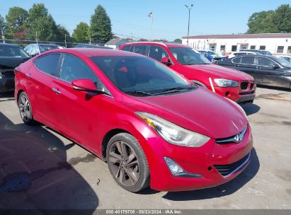 Lot #2992828442 2014 HYUNDAI ELANTRA LIMITED