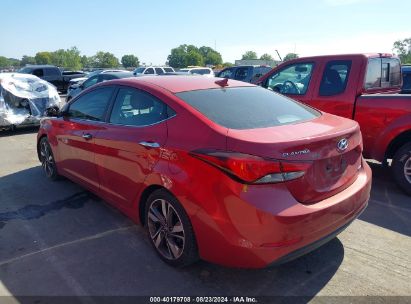 Lot #2992828442 2014 HYUNDAI ELANTRA LIMITED