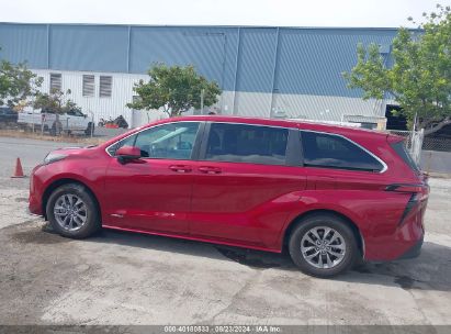 Lot #2992833574 2021 TOYOTA SIENNA LE