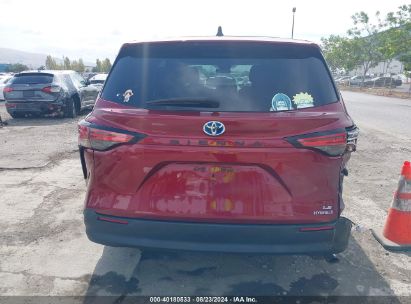 Lot #2992833574 2021 TOYOTA SIENNA LE