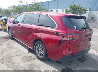 Lot #2992833574 2021 TOYOTA SIENNA LE