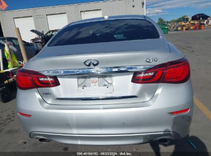 Lot #3010278739 2018 INFINITI Q70 3.7X LUXE