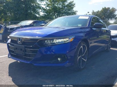 Lot #2992828432 2022 HONDA ACCORD SPORT 2.0T