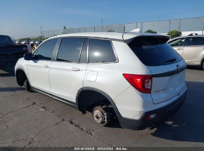 Lot #2992833560 2021 HONDA PASSPORT 2WD SPORT