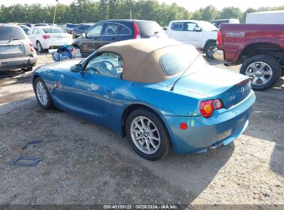 Lot #3051078191 2003 BMW Z4 2.5I