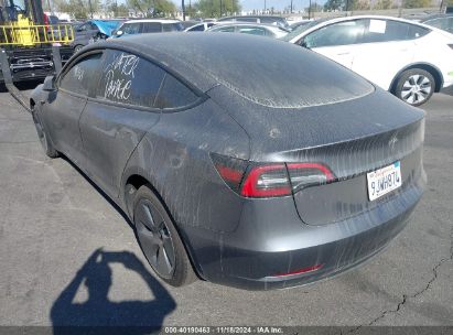 Lot #2992820155 2023 TESLA MODEL 3 REAR-WHEEL DRIVE